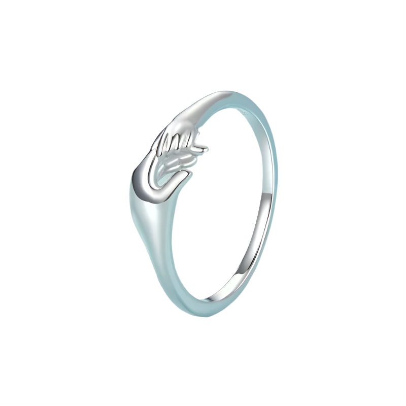 Delicate gold stackable ring with smooth finish

